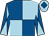 Royal blue and light blue (quartered), diabolo on sleeves, light blue cap, royal blue diamond (Pearce Bros Partnership)