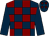 Dark blue & maroon check, dark blue sleeves, maroon stars on cap (Niall Michael Earls)