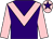 Purple, pink chevron & sleeves, pink cap, purple star (Gerard Gubbins)