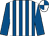 Royal blue & white stripes, royal blue sleeves, quartered cap (Niall Patrick Hennessy)