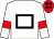 White, black hollow box, red armlet, red cap, black spots (The 119 Partnership)