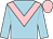 Light blue, pink chevron & cap (Mrs Caroline Hendron & Mrs M Cahill)