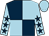 Light blue & dark blue quartered, dark blue stars on sleeves, light blue cap (David K Walsh)