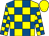 Yellow & royal blue check, yellow cap (Clady River Syndicate)