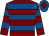 Maroon & royal blue hoops, royal blue cap, maroon diamond (Nigel Johnston)