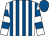 White and royal blue stripes, hooped sleeves, royal blue cap (Belly's Heroes)
