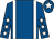 Royal blue, white braces, royal blue sleeves, white stars, royal blue cap, white star (Mr John Gane & Mr Paul Nicholls)