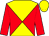 Red & yellow diabolo, red sleeves, yellow cap (Robert Long & Daniel Hayes)