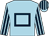 Light blue, dark blue hollow box, striped sleeves and cap (Mr P Boyle & Mr Brian Ellison)