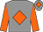 Grey, orange diamond, sleeves and diamond on cap (Team Lula Racing)