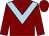 Maroon, light blue chevron (Anthony Pye-jeary And David Ian)