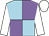 Light blue and mauve (quartered), white sleeves and cap (Dave And Gill Hedley)