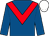 Royal blue, red chevron, white cap (Allan Kerr & Partner)