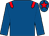 Royal blue, red epaulets and star on cap (Scuderia Giocri)
