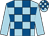 Light blue and royal blue check, light blue sleeves (Mr Alexander James Bogle)