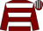 Maroon & white hoops, maroon sleeves, striped cap (Mrs K McMahon)