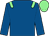 ROYAL BLUE, LIGHT GREEN epaulets, LIGHT GREEN cap (Kingsley Park 19 - Ready To Run)