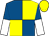 Royal blue and yellow (quartered), royal blue and white halved sleeves, yellow cap (Mr S Lorimer)