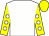 White, yellow sleeves, beige spots, yellow cap (Mr M J Miller)