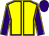 Yellow, purple seams, purple sleeves, yellow seams, purple cap (Joseph John Johnston)