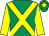 Emerald green, yellow cross sashes & sleeves, yellow star on cap (Border Busters Syndicate)