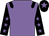 Mauve, black epaulets, black sleeves, mauve stars, black cap, mauve star (The Beegeez)