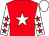 Red, white star, white sleeves, red stars, white cap (Dreamers Alliance Syndicate)