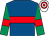 Royal blue, red hoop, emerald green sleeves, red armlet, white & red hooped cap (Brian Mortell)