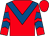 Red, royal blue chevron & chevrons on sleeves, red cap (P D Fitzgerald)