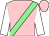 Pink, light green sash, white sleeves, pink cap (Ahmed Aldubaili)