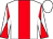 White, red stripe, diabolo on sleeves (Steven Packham & Owen Promotions Ltd)