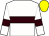 White, brown hoop and armlets, yellow cap (Mr Michael Payton)