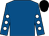 Royal blue, white spots on sleeves, black cap (Mr Faisal Aljenfawi)