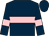 Dark blue, pink hoop and armlets (Mr C Hanbury)