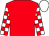 Red, red and white check sleeves, white cap (West Is Best)
