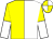 Yellow and white (halved), halved sleeves, quartered cap (John C Grant,mohammed Ali,mrs B W Hill)