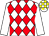 White & red diamonds, white sleeves, white & yellow check cap (R Dooly)