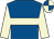 Royal blue, beige hoop, beige sleeves, quartered cap (Mrs C Cashman)