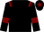 Black, maroon epaulets, armlets and star on cap (The Awesome Dudes)