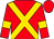 Red, gold cross sashes, gold bars on sleeves (T J Albert Racing Llc)