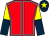 Red, light blue seams, yellow and dark blue halved sleeves, dark blue cap, yellow star (Mr Michael Wolkind)