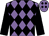 Mauve and black diamonds, black sleeves (Riverside Racing)