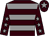 Brown, grey hoops, brown sleeves, grey stars, brown cap, grey star (Windsor House Racing)