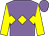 Mauve, yellow triple diamond and sleeves (Mrs Suzanne Williams & Partner)