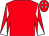 Red, white sleeves, red diabolo, red cap, white diamonds (Mrs Sinead Kelly & Suzanne McKenna)