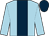 LIGHT BLUE, DARK BLUE stripe, LIGHT BLUE sleeves, DARK BLUE cap (Stall Namaskar)