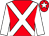 Red, white cross sashes & sleeves, white star on cap (John A Roche)