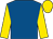 Royal blue, gold sleeves and cap (Hunscote Stud Ltd And Mr Chris Humber)