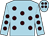 Light blue, brown spots (Lady Halifax & Lord Halifax)
