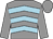 Grey & light blue chevrons, grey sleeves & cap (T C McMahon)